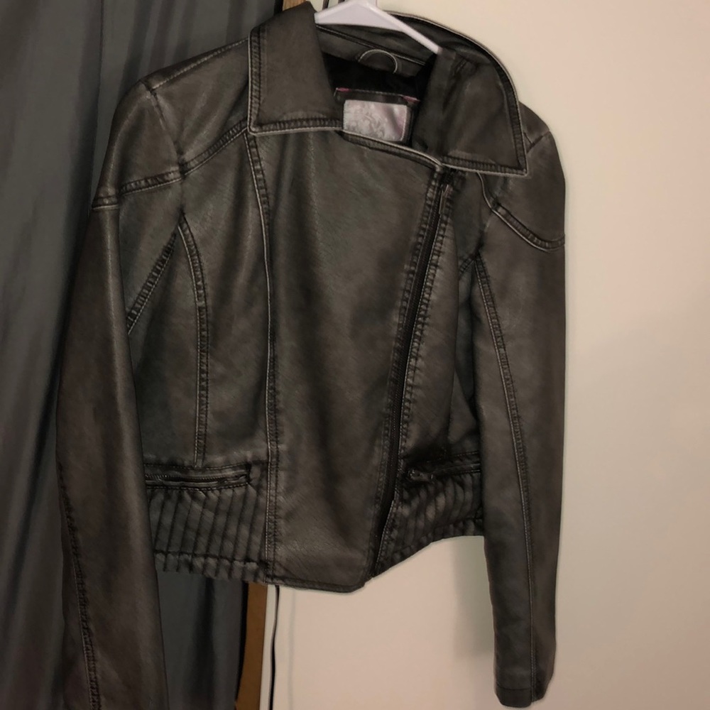 Xhilaration Faux Leather Jacket Size M
